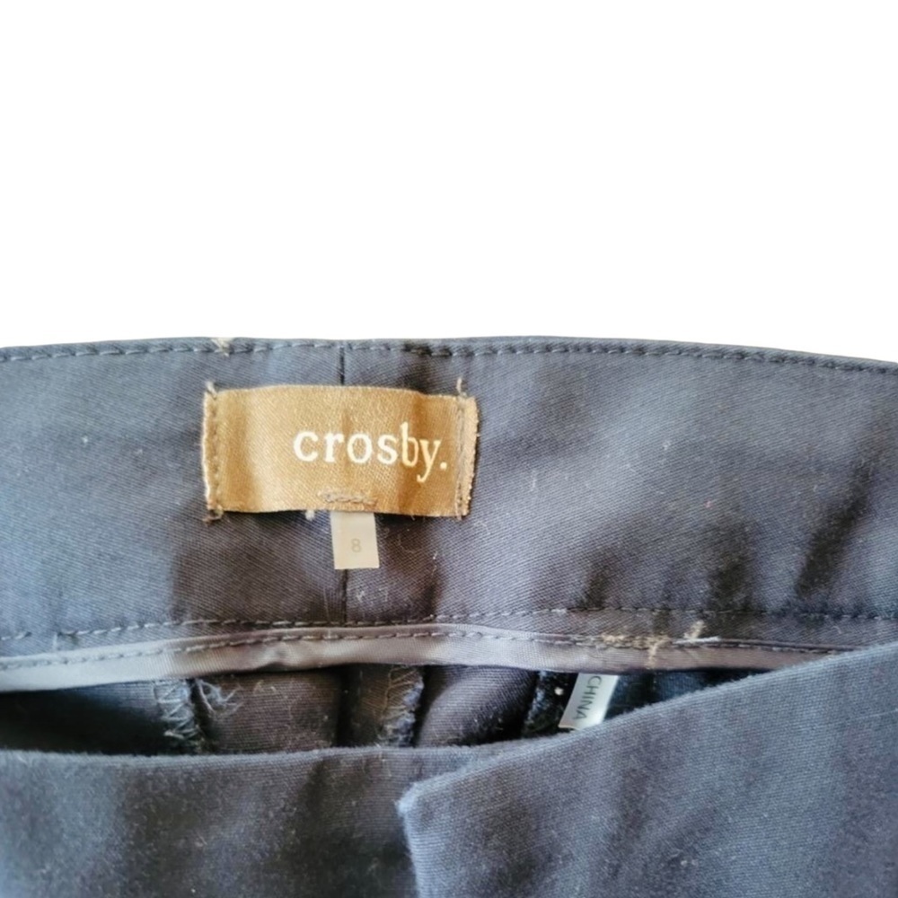 Crosby navy blue pants Sz 8 - Picture 3 of 5